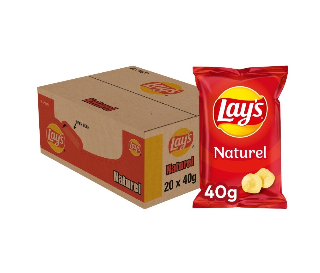 Lays Chips Naturel 20x40gr